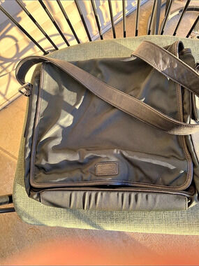 Coach Large Messenger Portfolio Bag Black Shoulder Bag Laptop bag